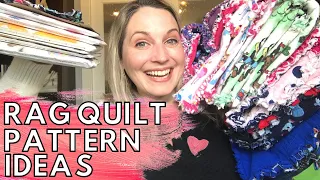 RAG QUILT IDEAS: From simple changes to rag quilt patterns. LOTS OF RAG QUILT IDEAS to keep sewing