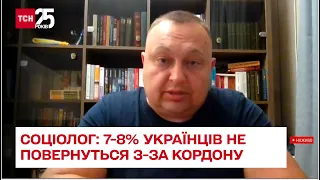 Соціолог Антипович: 7-8% українців не збираються повертатися з-за кордону після війни - ТСН