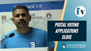 Postal voting applications close | 23/11/22