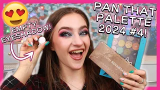 PAN THAT PALETTE 2024 #4!! (a new empty eyeshadow!) #panthatpalette #projectpan #eyeshadow