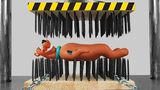 Stretch Scooby Doo Between Bed of Nails