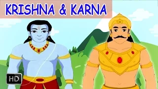 Krishna & Karna Stories - Short Stories from Mahabharata - Animated Stories for Kids
