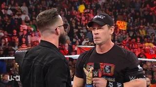 John Cena comes face-to-face with Austin Theory (1/2) - WWE RAW March 06, 2023