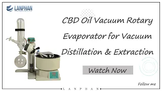 CBD Oil Vacuum Rotary Evaporator for Vacuum Distillation and Extraction