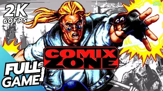 Comix Zone  (Sega Genesis)Walkthrough Gameplay FULL GAME (2K 60FPS) No Commentary