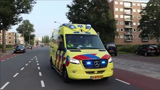 Ambulance en Politie met spoed naar een ongeval met letsel in Amstelveen(Centrum)!