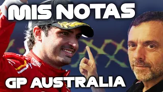 Mis notas del GP de Australia de F1