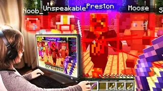 I CAUGHT MY LITTLE BROTHER HACKING ON MINECRAFT! **EXPOSED**