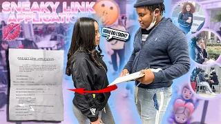 GIVING COLLEGE GIRLS MY SNEAKY LINK APPLICATION🤫❤️  (she called her bf on me😳)￼