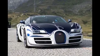 Bugatti Veyron Grand Sport Vitesse (Reverse L'Or Blanc) driving !!!