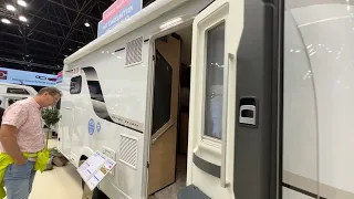 2024 Hobby Optima De Luxe T70 GE Interior and Exterior Walkaround -Caravan Salon 2023 Dusseldorf