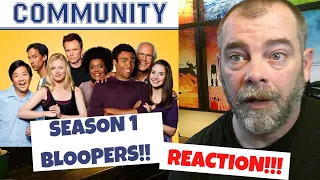 Community - Season 1 Bloopers and Outtakes REACTION