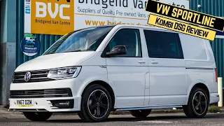 VW T6 Transporter Sportline Kombi DSG 204 BHP Detailed Walk & Talk Review