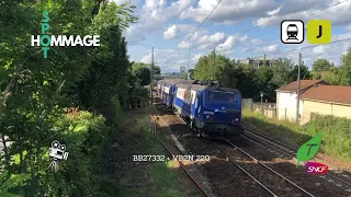 Transilien Ligne J BB27332 et VB2N 220, Transilien SNCF