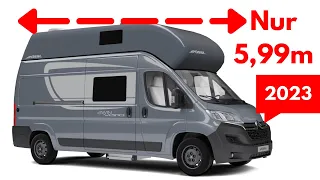 Price sensation compact camper high roof box van Pössl 2023 2Win Vario. Space for all!