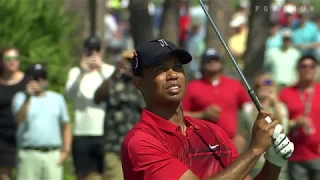 Tiger Woods controlled ball flight leads to birdie at Honda