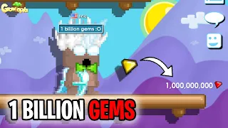 HITTING 1`000`000`000 GEMS (1 billion) *growtopia record* - Growtopia