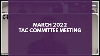 SRPC Technical Advisory Committee - Mar. 4, 2022