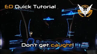 Elite Dangerous | Quick Tutorial - Evade ship scans when transporting illegal goods/passengers