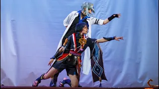 Косплей-дефиле Genshin Impact cosplay -Dottore and Scaramouche- Polaris 2022, Мурманск