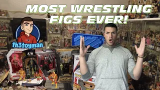 BEST WRESTLING COLLECTION EVER! RARE FIGS & HUGE HAUL! WWE | Ultimate Edition | AEW | Action Figure