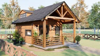 350sqft (35m2) Dream Tiny House | Rustic Feel