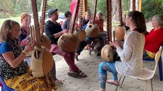 Beginner Kora Circle @ Camp Samatou 2019 (Jarabi Bass line)