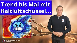 Kräftige Kaltluftschüssel - Frost und End-April-Kälte!