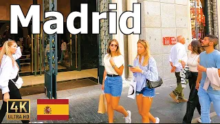 Madrid, Spain 🇪🇸 2022 Walk in 4K - Amazing Street Atmosphere
