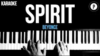 Beyonce - Spirit (The Lion King) Karaoke Piano Acoustic Cover Instrumental Lyrics