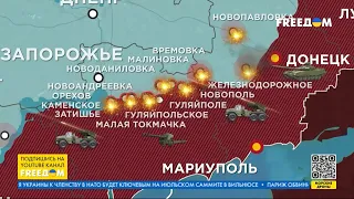 Карта войны: войска РФ готовятся к обороне под Запорожьем