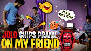 Extreme Prank On my Friend With Jolo Chips (Gone Wrong )