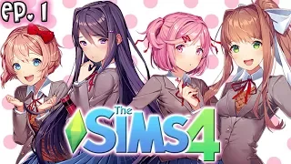The Sims 4: Doki Doki Literature Club Challenge - Ep. 1 (Create A Sim, Lots, Rules)