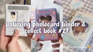 ✨binder & collectbook unboxing || instagram #27 💫