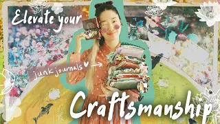 Don't be ashamed of your craftsmanship🎨 #artvlog #bookbinding #junkjournal #artstudio winterartvlog💖