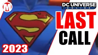 DCUO Last Call for Superman Emblem 2023