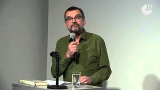 Diedrich Diederichsen at IMAGES OF SURVEILLANCE at the Goethe-Institut New York