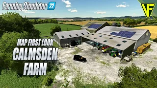 We've Been Waiting For This! Calmsden Farm For Farming Simulator 22 1st Look!