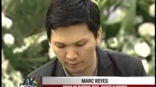 Reyes to be interred at Libingan ng mga Bayani
