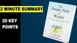 The Simple Path to Wealth book by JL Collins | BOOK SUMMERY 2 MINS