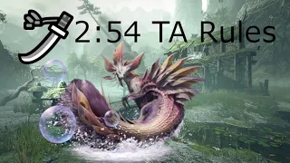 Monster Hunter Rise Mizutsune Long Sword Solo TA Rules 2:54 | タマミツネソロ