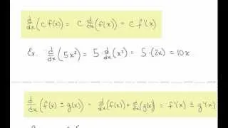 Calc I Lesson 10 Basic Differentiation Formulas