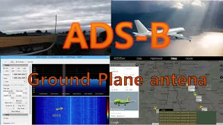 ADS-B GP antenna for the receiving of transponders