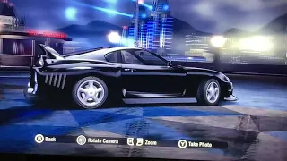 Need for speed carbon Toyota Supra all body kits