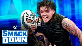 Dominik Mysterio attacks Rey Mysterio after match against Santos Escobar: SmackDown, March 3, 2023