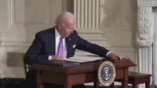 LIVE: President Biden signs executive order to promote racial equity