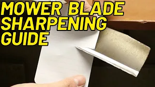 DIY Lawn Mower Blade Sharpening Guide