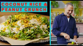 Coconut rice with peanut crunch | Ottolenghi Test Kitchen