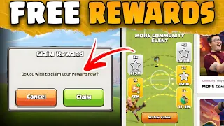 Free training potion from community event | Claim free rewards from clash of clans new event