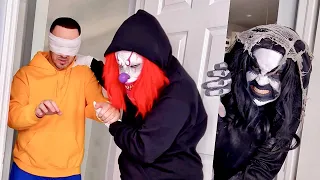 Clown Mocks Blind Man, Monster Saves the Day! 😱👻